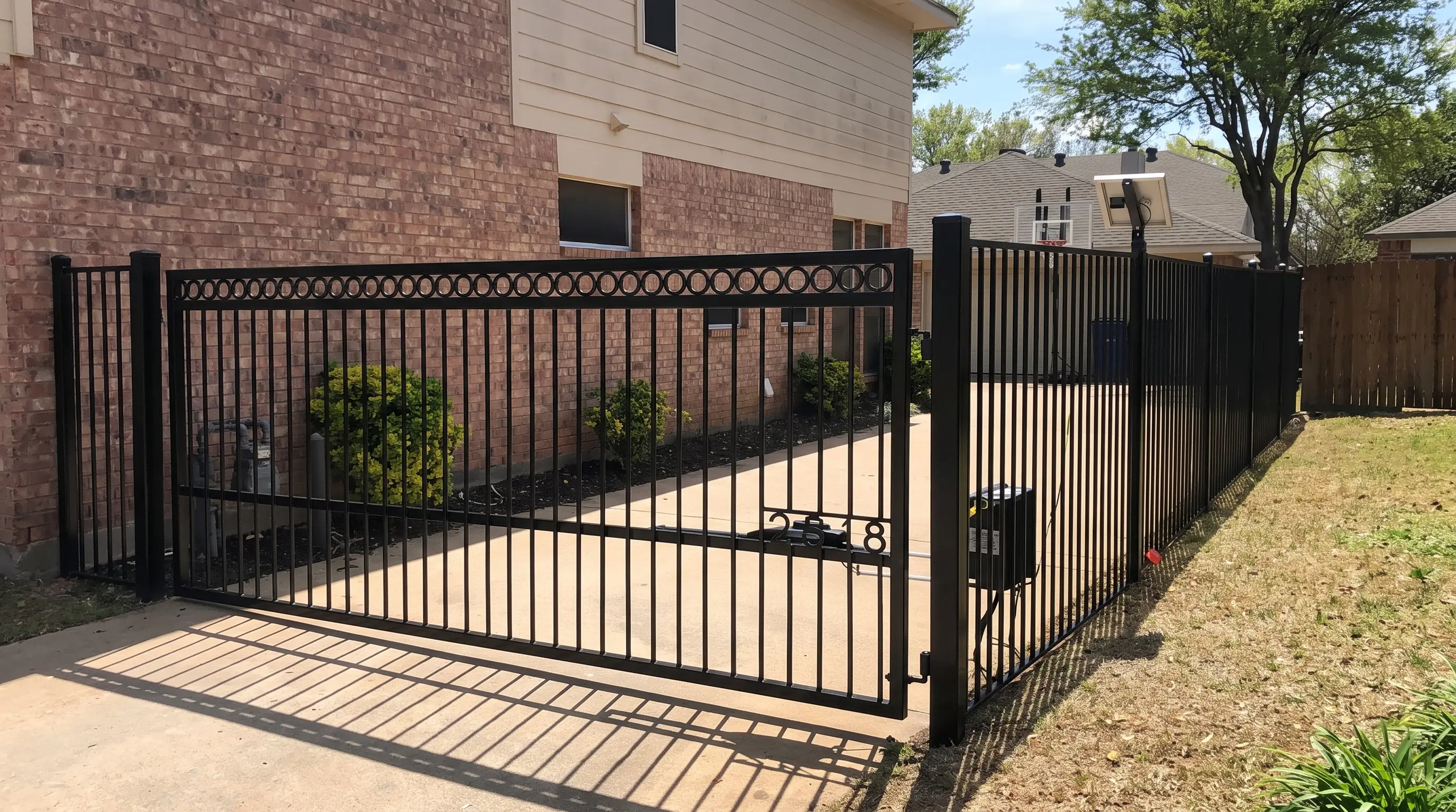 Custom driveway gate