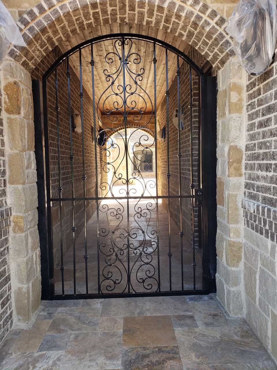 Wrought iron pool and yard fencing